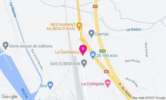Localisation Restaurant  Le Cachepiou