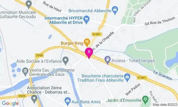 Localisation Restaurant  Sur le Pouce