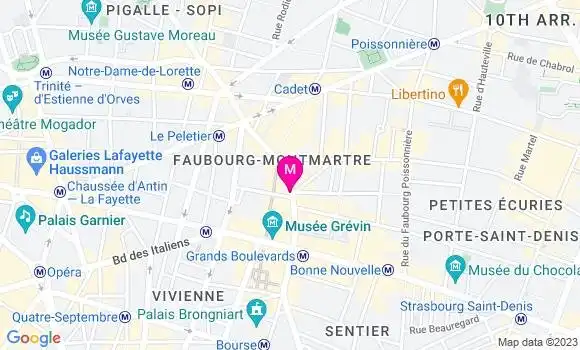 Localisation Restaurant  Mamie Burger