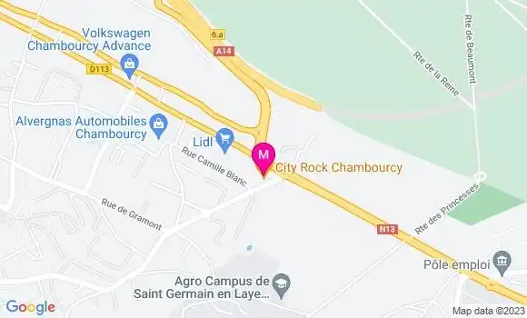 Localisation Restaurant  City Rock