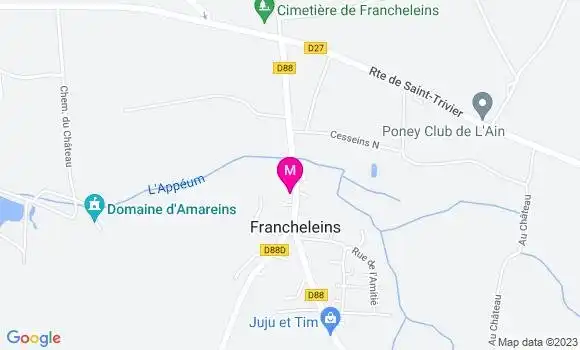 Localisation Restaurant Bar Dutheil Jean Pierre