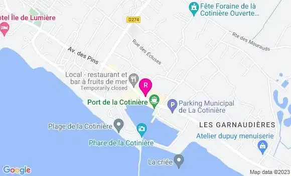 Localisation Restaurant Bar La Marine
