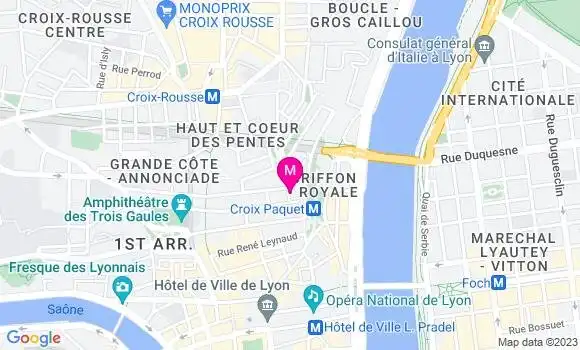 Localisation Restaurant Bar Les Valseuses
