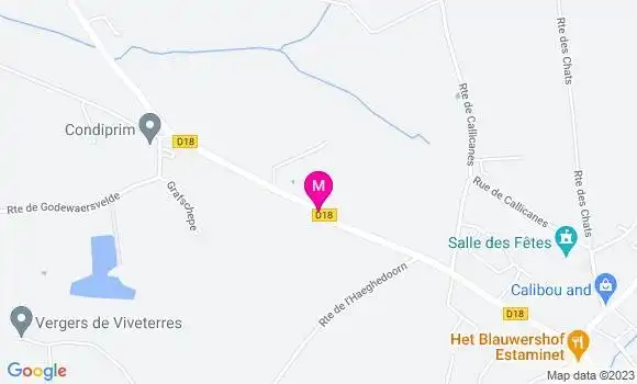 Localisation Restaurant  Estaminet du Centre