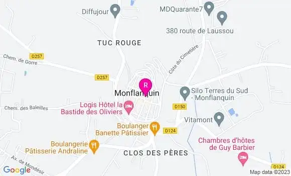 Localisation Restaurant  L
