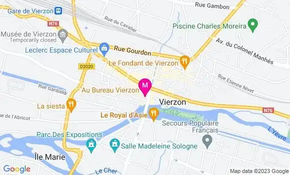 Localisation Restaurant  Au Bureau