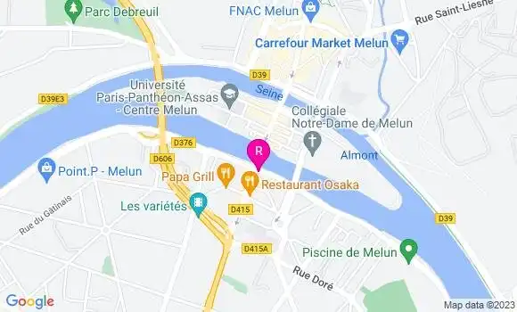 Localisation Brasserie du Pont