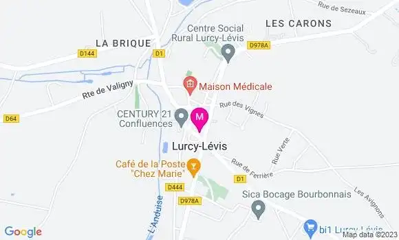 Localisation Restaurant Bar Café de l