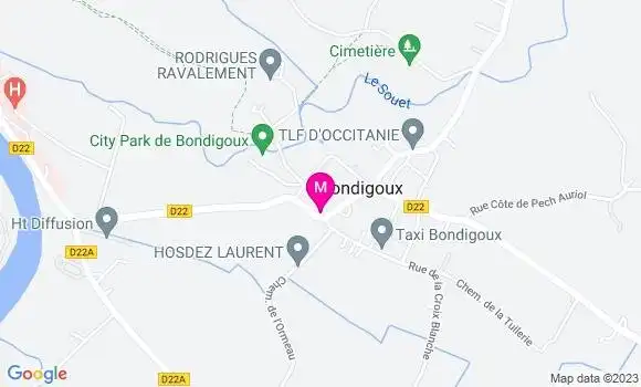 Localisation Restaurant  O Toulousain