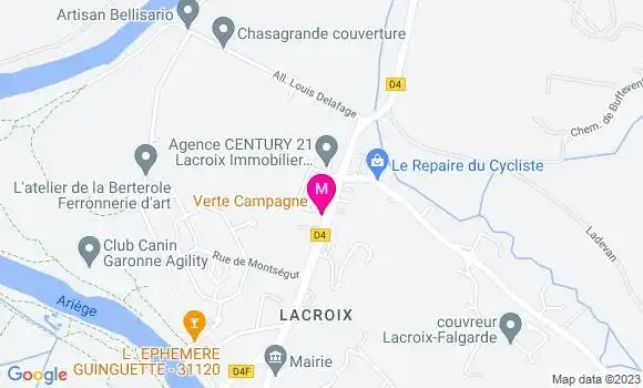 Localisation Pizzeria La Marguerite