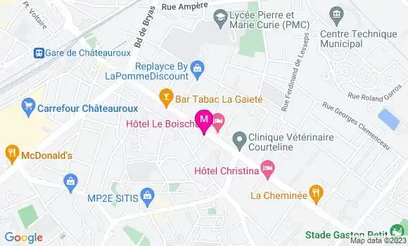 Localisation Restaurant  O