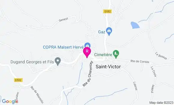 Localisation Restaurant  Marmey