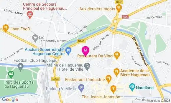 Localisation Restaurant  La Table des Chevaliers