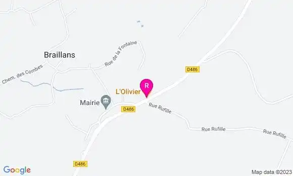 Localisation Restaurant  L