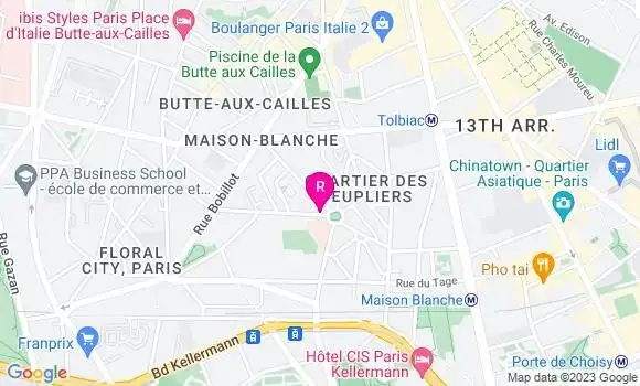 Localisation Restaurant  Chez Ami