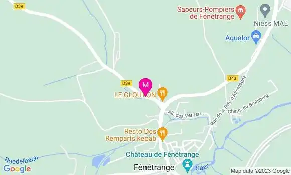 Localisation Kebab Resto des Remparts