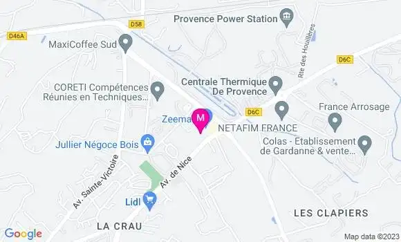 Localisation Restaurant  Le Milan