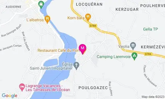 Localisation Restaurant  Café du Port