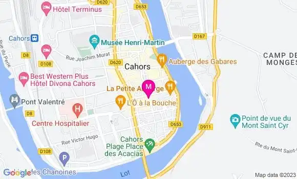 Localisation Restaurant  Le Dousil