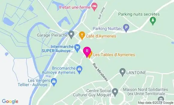 Localisation Restaurant  Les Tables d