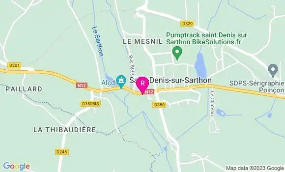 Localisation Restaurant  Au Père Tranquille