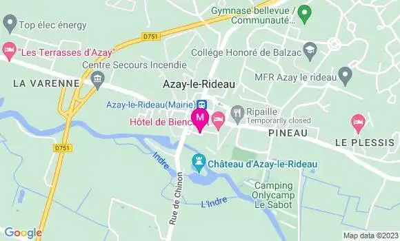 Localisation Brasserie des Halles