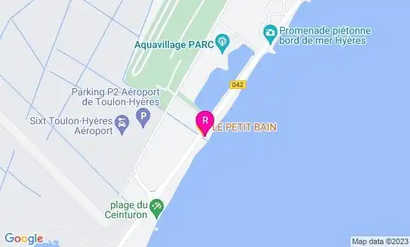 Localisation Restaurant  Le Petit Bain