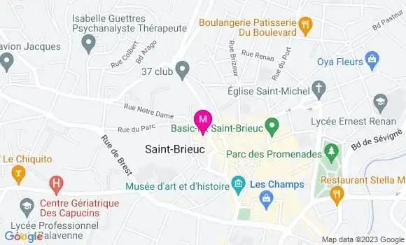 Localisation Restaurant Bar Le Faubourg