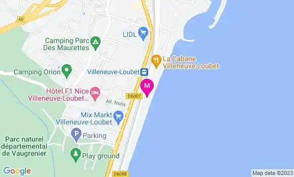 Localisation Restaurant  Beach Paradise