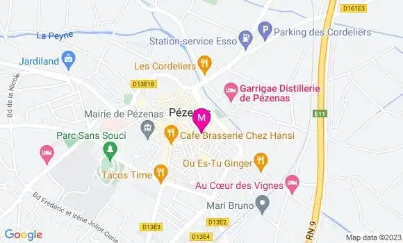 Localisation Restaurant  Les Trois Six