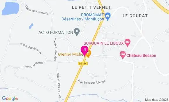 Localisation Restaurant  Au Pourquoi Pas