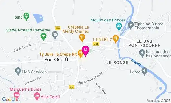 Localisation Restaurant  L