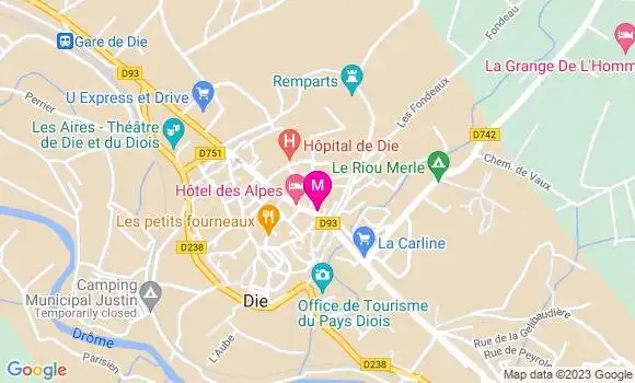 Localisation Pizzeria Casa Pizzas