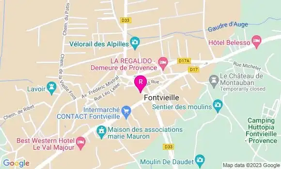 Localisation Restaurant  La Cour des 2 Pins