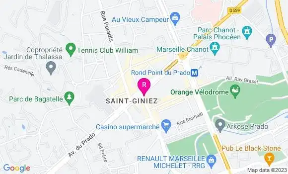Localisation Fruits de Mer Restaurant Pierrot Coquillages