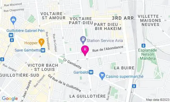 Localisation Restaurant Coréen La Corée
