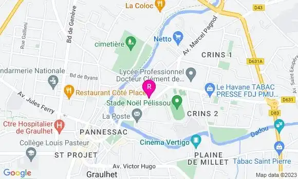 Localisation Restaurant  L