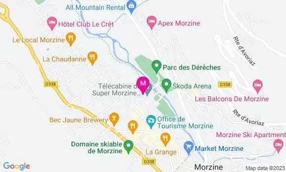 Localisation Restaurant  La Flamme