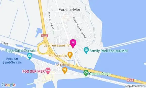 Localisation Pizzeria Les Terrasses