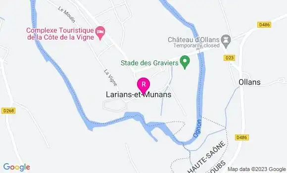 Localisation Restaurant  A la Table du Chef