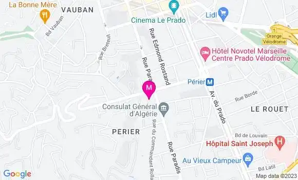 Localisation Pizzeria La Véranda