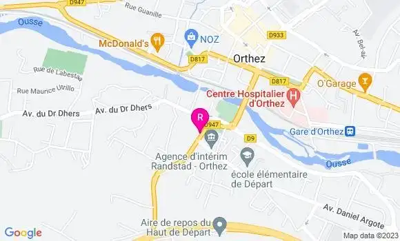 Localisation Restaurant Bar Shéhérazade
