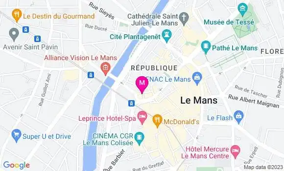 Localisation Restaurant  Le Bel