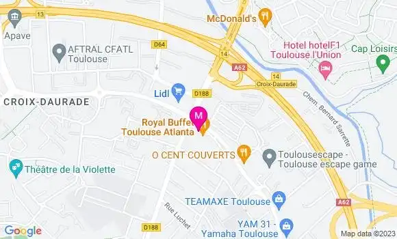 Localisation Restaurant  Royal Buffet Atlanta