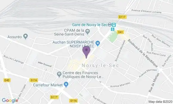 Localisation Restaurant Chinois La Grande Muraille