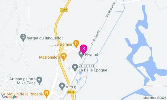 Localisation Restaurant Bar Le Beach