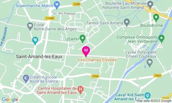Localisation Restaurant  Les Champs Elysées