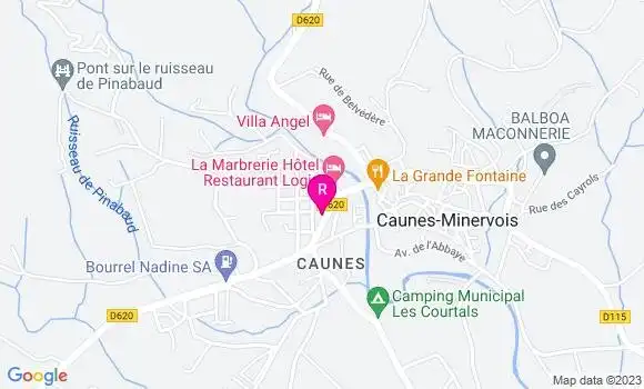Localisation Pizzeria L