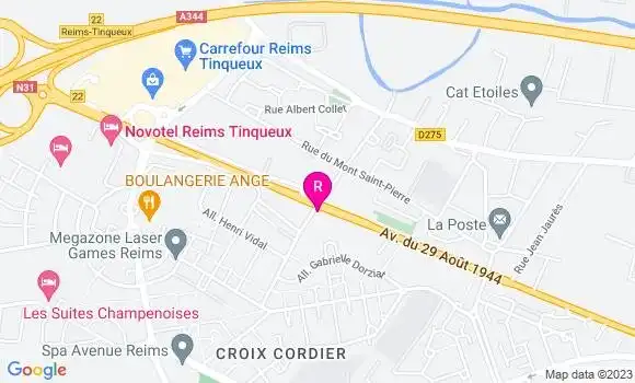 Localisation Restaurant  L