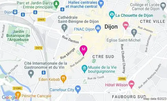 Localisation Restaurant  La Fine Heure